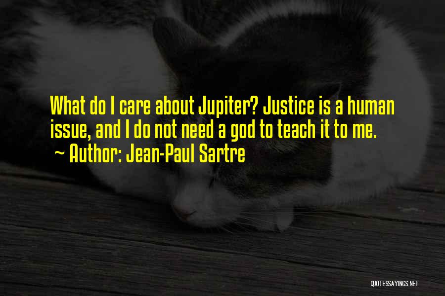 Jupiter God Quotes By Jean-Paul Sartre