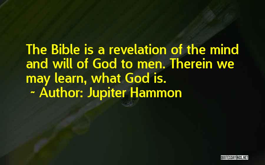 Jupiter God Quotes By Jupiter Hammon