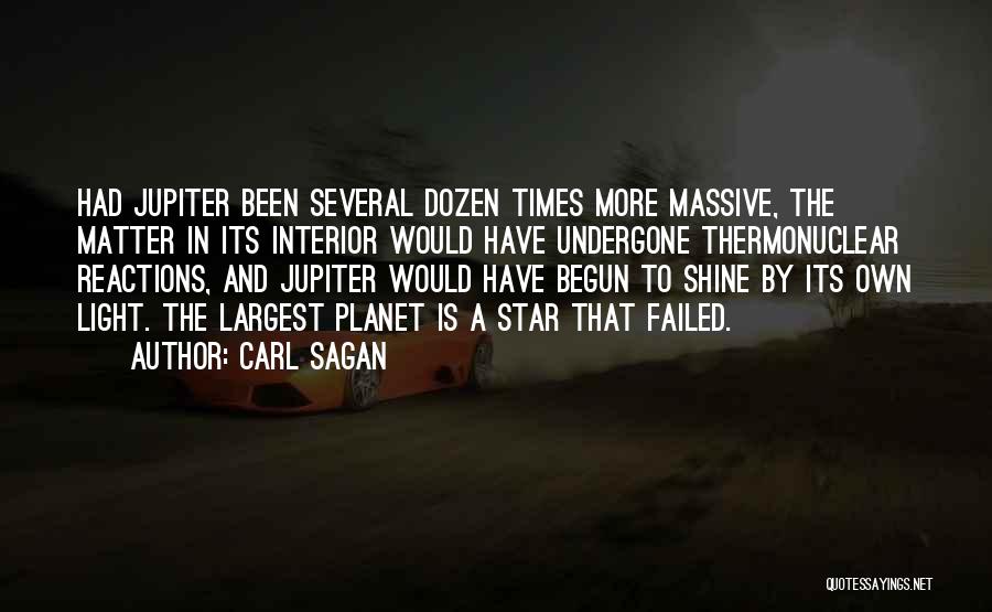 Jupiter Planet Quotes By Carl Sagan
