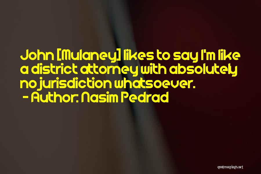 Jurisdiction Quotes By Nasim Pedrad