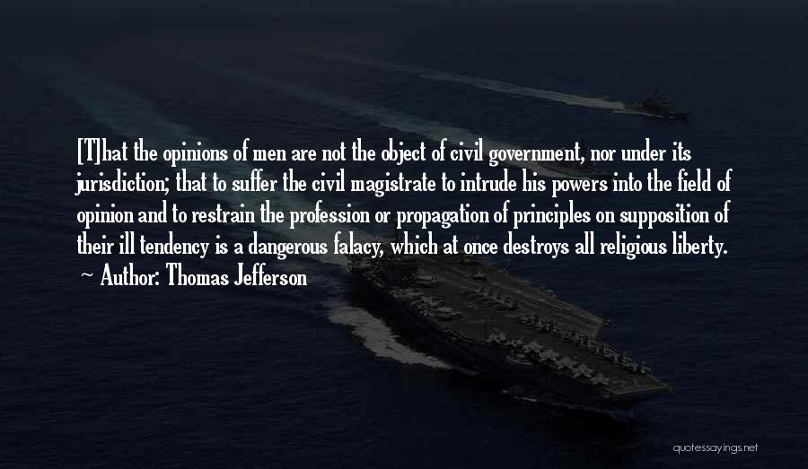 Jurisdiction Quotes By Thomas Jefferson