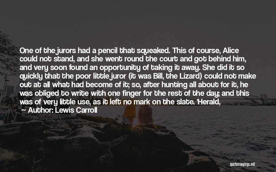 Juror 5 Quotes By Lewis Carroll