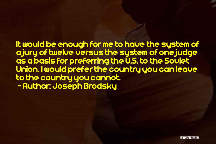 Jury Of Twelve Quotes By Joseph Brodsky