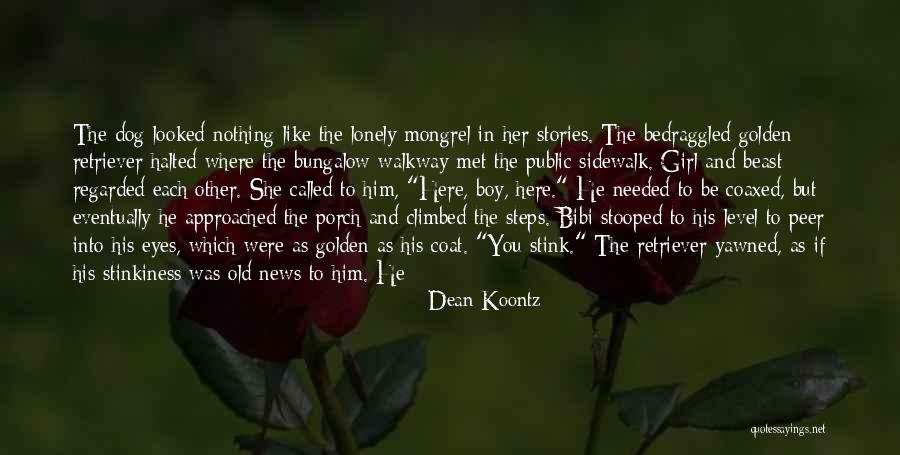 Just A Girl And Her Dog Quotes By Dean Koontz Just A Girl And Her Dog Quotes By Dean Koontz