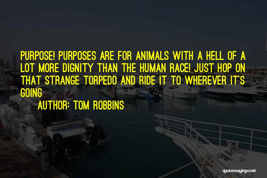 Just A Ride Quotes By Tom Robbins