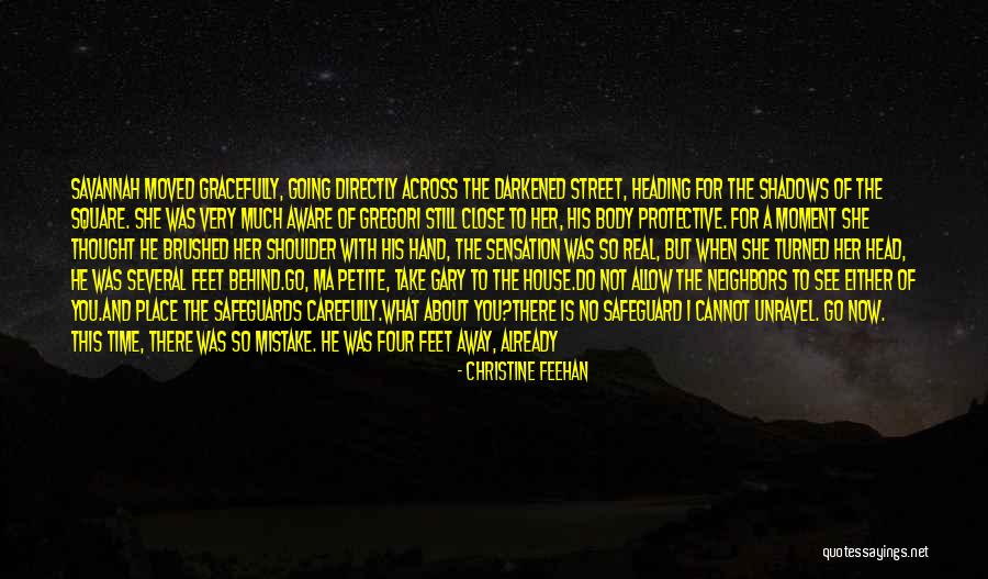 Just A Thought Away Quotes By Christine Feehan Just A Thought Away Quotes By Christine Feehan