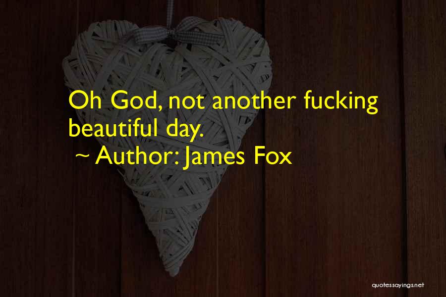 Just Another Beautiful Day Quotes By James Fox