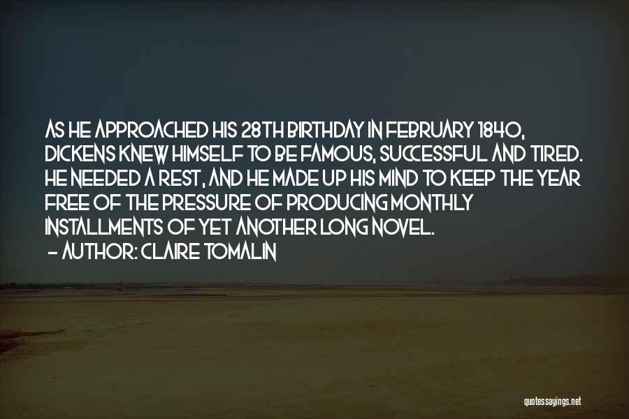 Just Another Birthday Quotes By Claire Tomalin