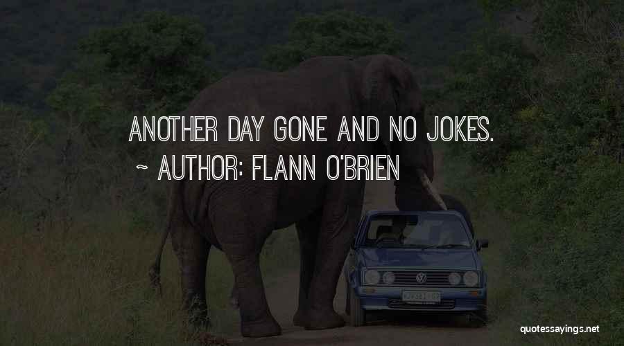 Just Another Day Funny Quotes By Flann O'Brien