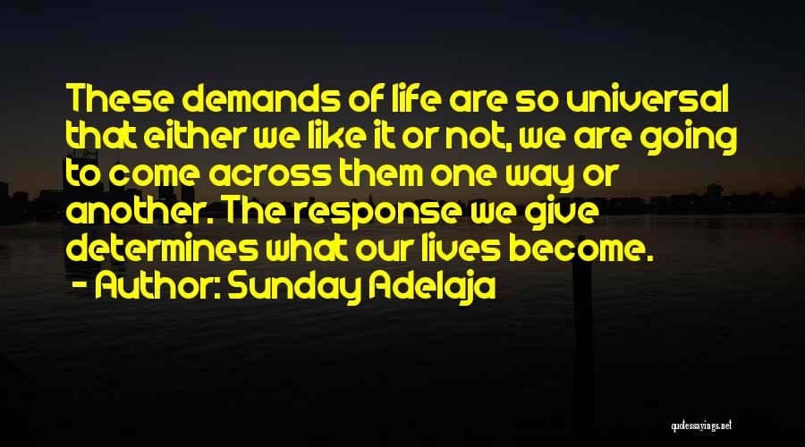 Just Another Sunday Quotes By Sunday Adelaja