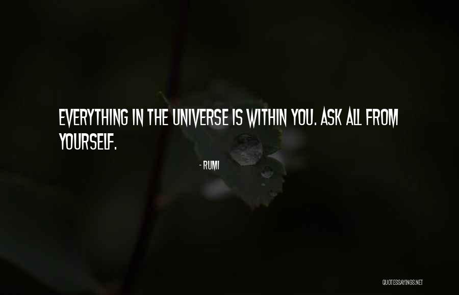 Just Ask The Universe Quotes By Rumi