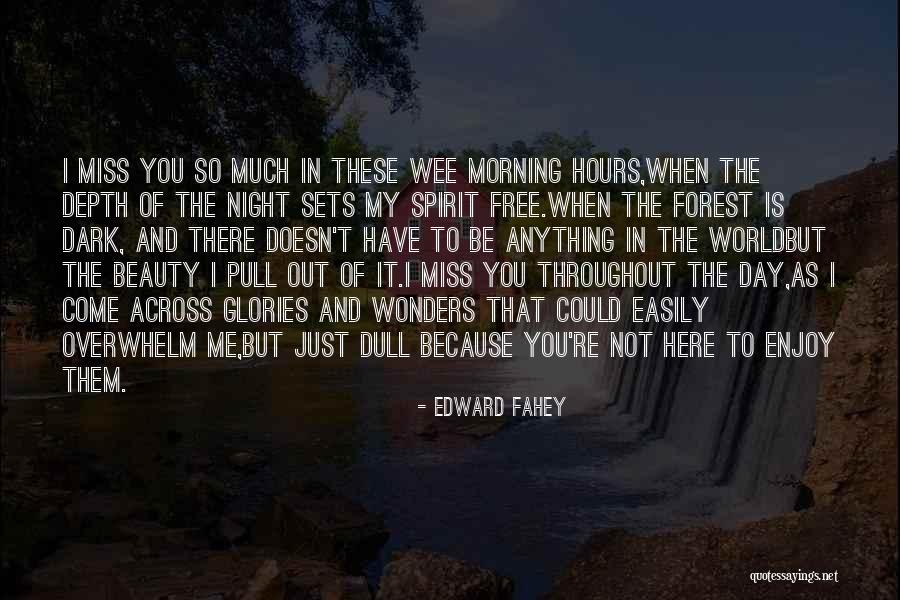 Just Because I Miss You Quotes By Edward Fahey Just Because I Miss You Quotes By Edward Fahey
