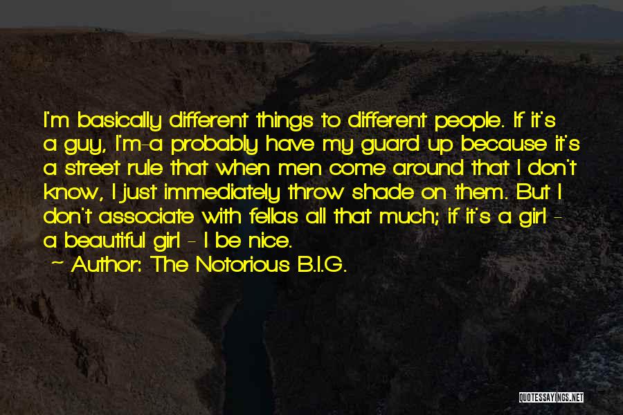 Just Because I'm Nice Quotes By The Notorious B.I.G.