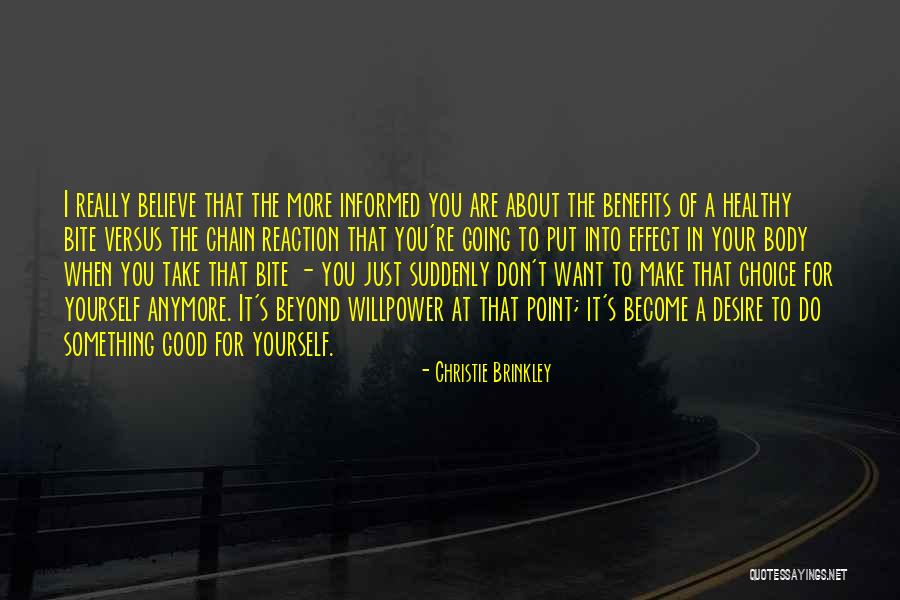 Just Believe In Yourself Quotes By Christie Brinkley Just Believe In Yourself Quotes By Christie Brinkley