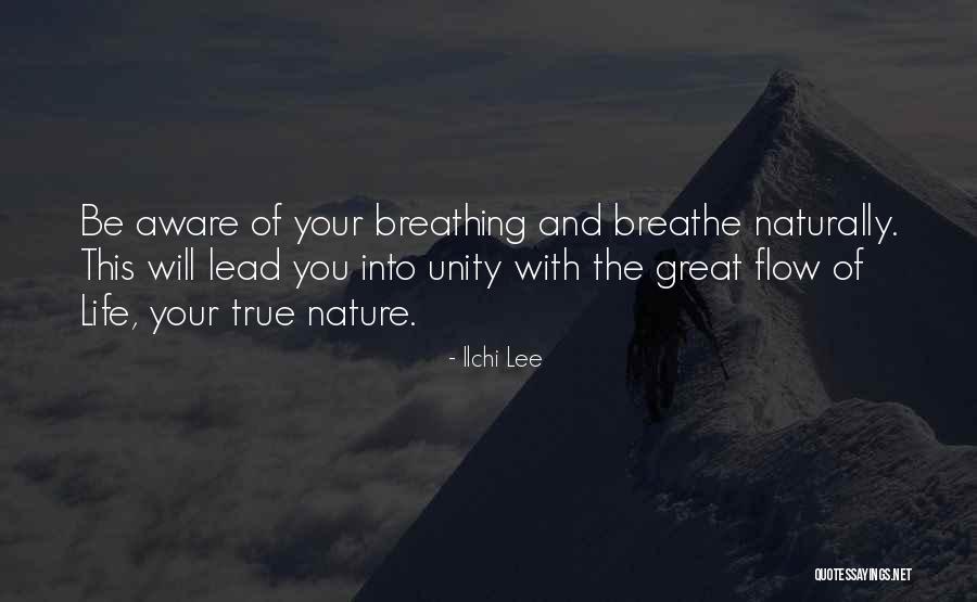 Just Breathe Inspirational Quotes By Ilchi Lee