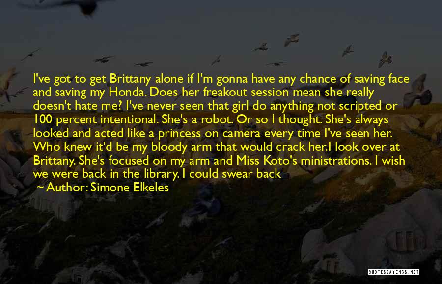 Just Brittany Quotes By Simone Elkeles