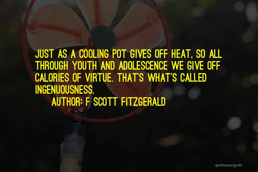 Just Cooling Quotes By F Scott Fitzgerald