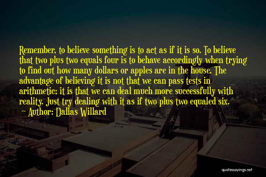Just Dealing With It Quotes By Dallas Willard