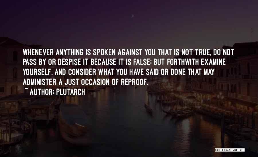 Just Do Yourself Quotes By Plutarch