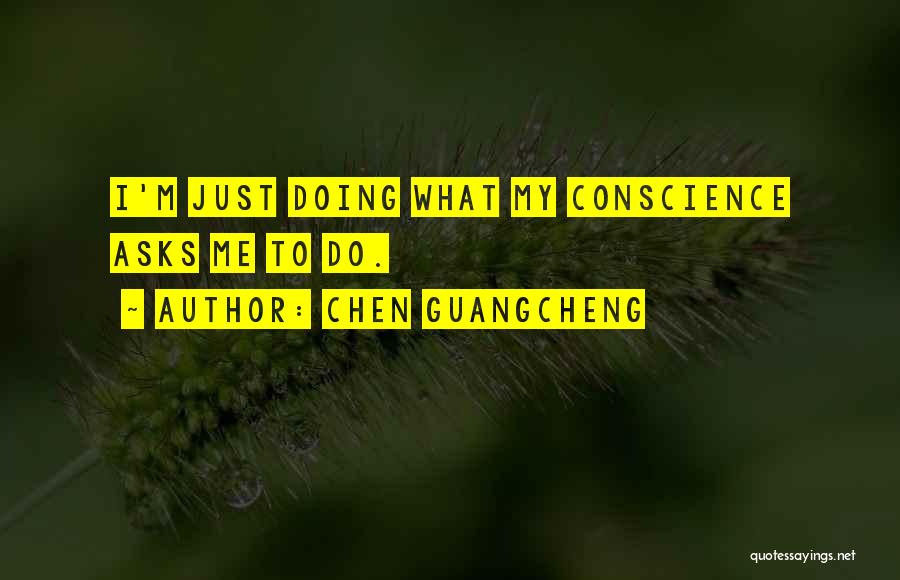 Just Doing Me Quotes By Chen Guangcheng
