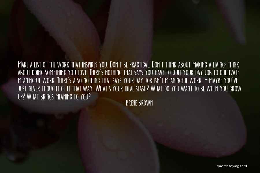 Just Doing Your Job Quotes By Brene Brown