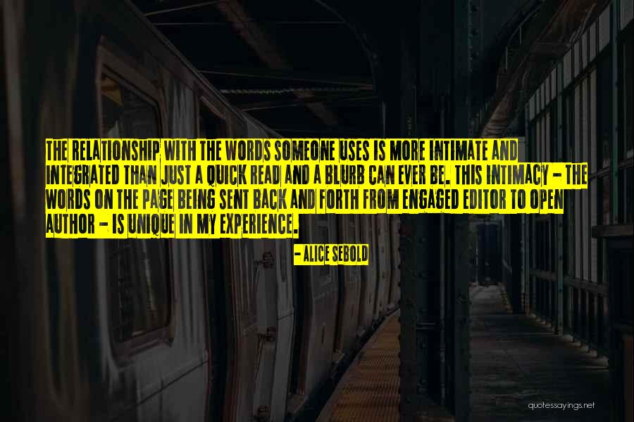 Just Engaged Quotes By Alice Sebold Just Engaged Quotes By Alice Sebold