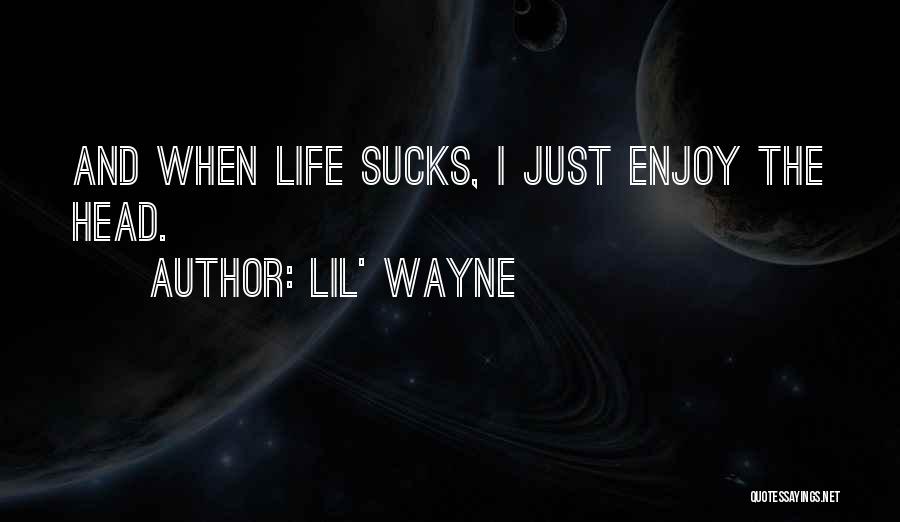 Just Enjoy The Life Quotes By Lil' Wayne