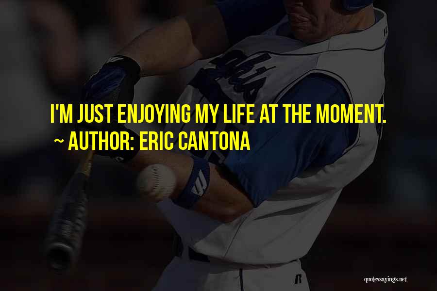 Just Enjoying Life Quotes By Eric Cantona