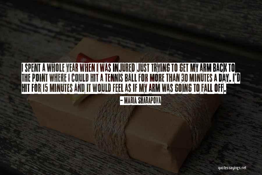 Just Fall Back Quotes By Maria Sharapova Just Fall Back Quotes By Maria Sharapova