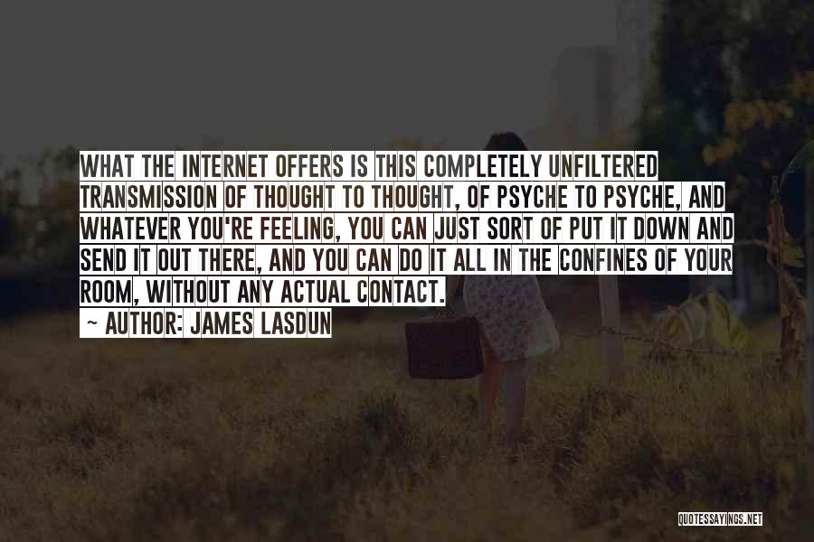 Just Feeling Down Quotes By James Lasdun