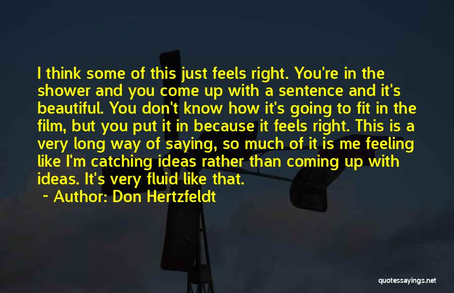 Just Feels Right Quotes By Don Hertzfeldt