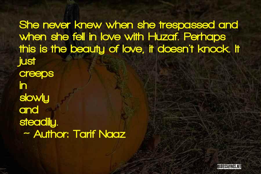 Just Fell In Love Quotes By Tarif Naaz