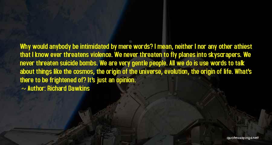 Just Fly Quotes By Richard Dawkins