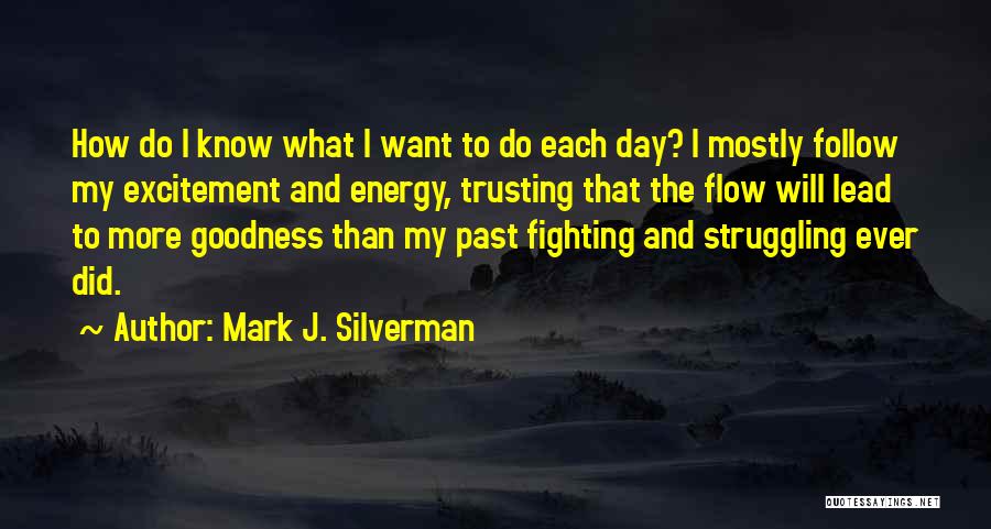 Just Follow The Flow Quotes By Mark J. Silverman