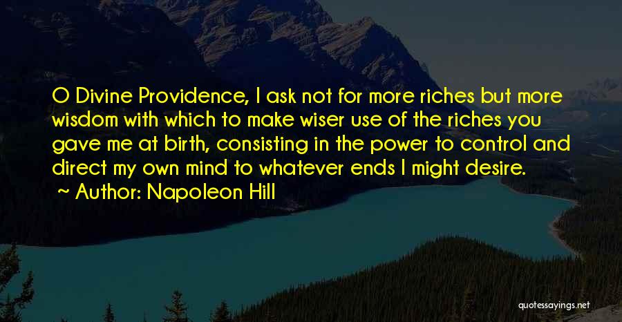 Just Gave Birth Quotes By Napoleon Hill