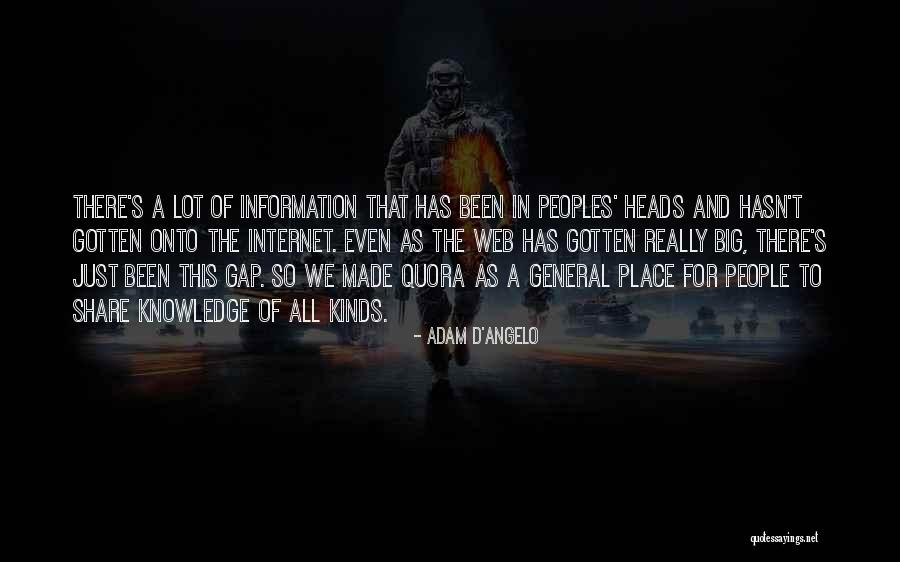 Just General Quotes By Adam D'Angelo Just General Quotes By Adam D'Angelo