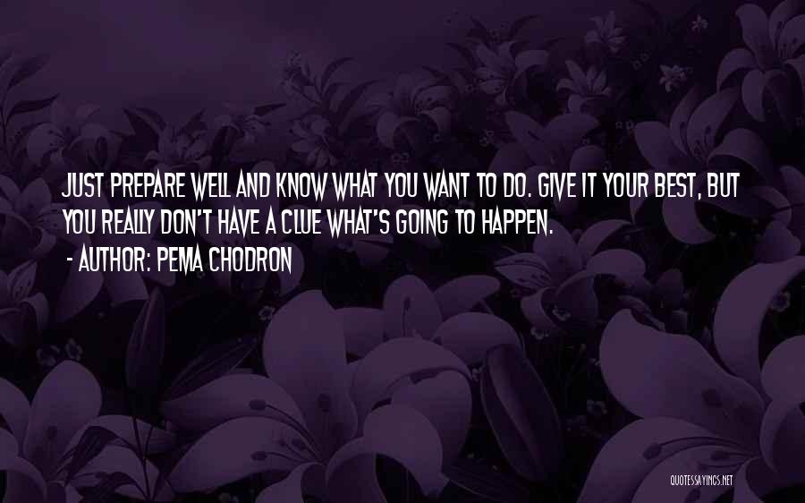 Just Give Your Best Quotes By Pema Chodron