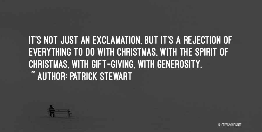 Just Giving Quotes By Patrick Stewart