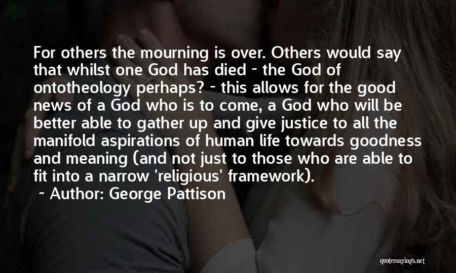 Just Giving Up Quotes By George Pattison
