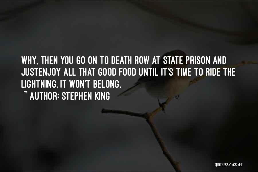 Just Go On Quotes By Stephen King