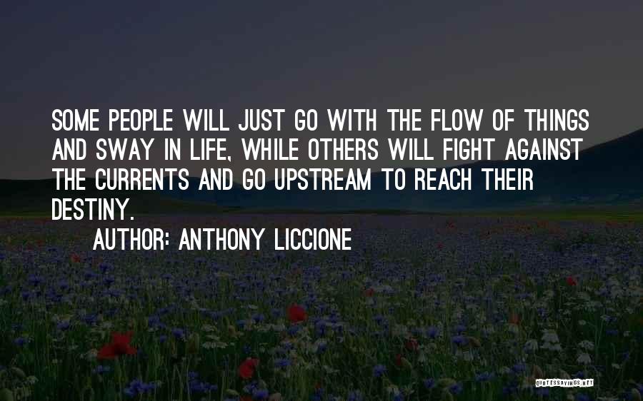 Just Go With Flow Quotes By Anthony Liccione