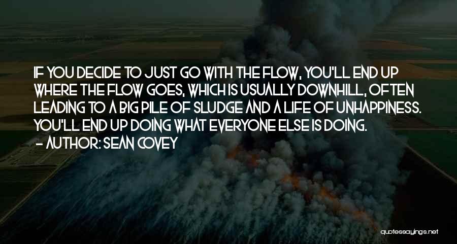 Just Go With The Flow Quotes By Sean Covey