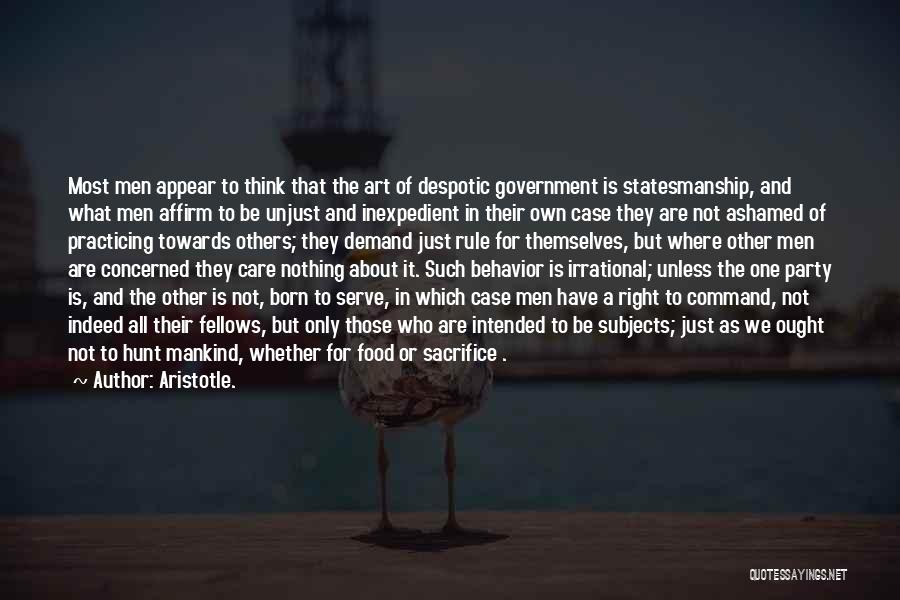 Just Government Quotes By Aristotle.