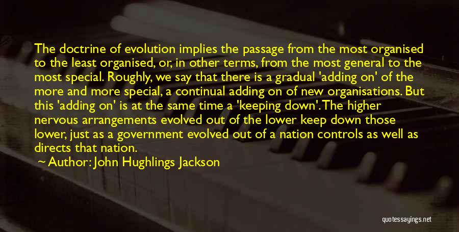 Just Government Quotes By John Hughlings Jackson