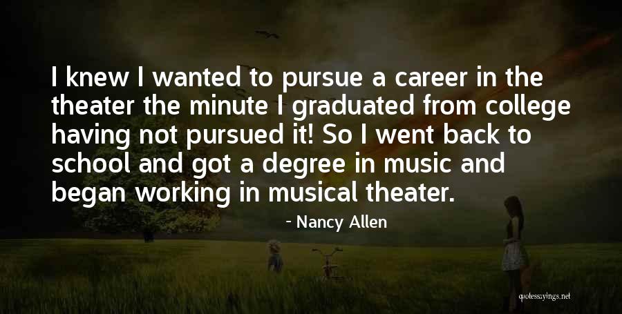 Just Graduated College Quotes By Nancy Allen Just Graduated College Quotes By Nancy Allen