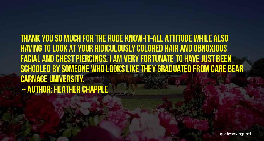 Just Graduated Quotes By Heather Chapple