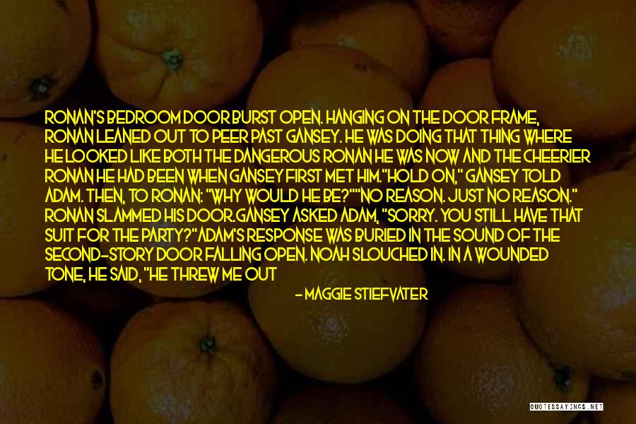 Just Hanging Quotes By Maggie Stiefvater Just Hanging Quotes By Maggie Stiefvater