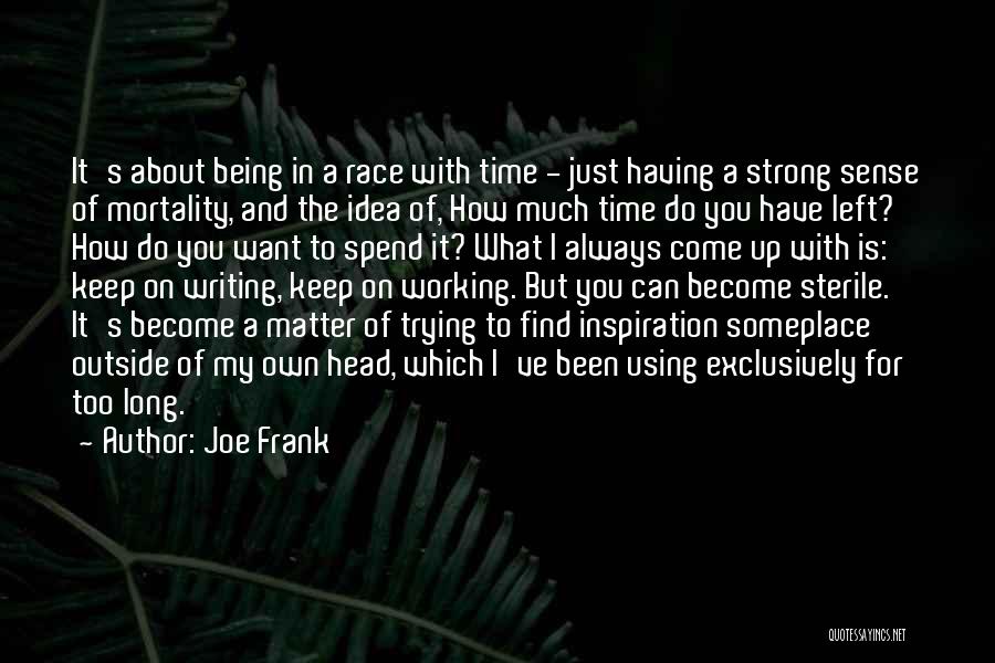 Just Keep Strong Quotes By Joe Frank
