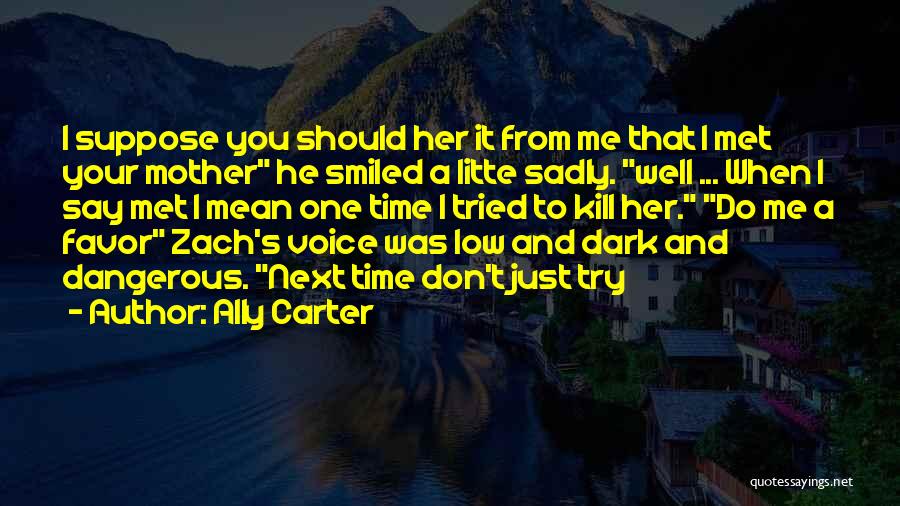 Just Kill Me Quotes By Ally Carter