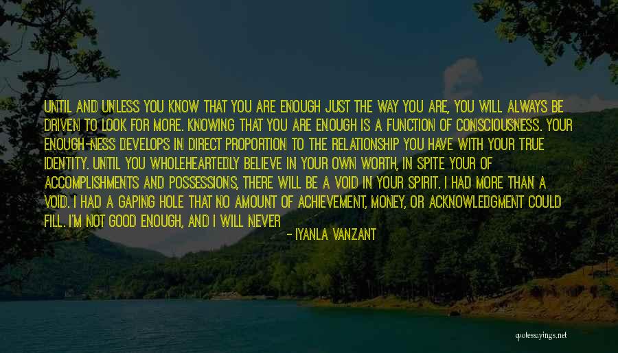 Just Knowing You're There Quotes By Iyanla Vanzant